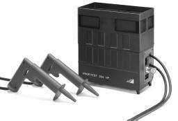 5 ma steps Both of the high-voltage components, either of which can be mounted to the bottom of the basic instrument, allow for highvoltage testing.