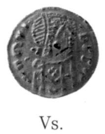 54 José Diaz Tabernero Langobardische Münzen in der Schweiz: Zwei Neufunde Triens, Tumegl/Tomils GR, Kirche Sogn Murezi 1 FNr. TuSM 955a. 0.458 g, 15.4/15.