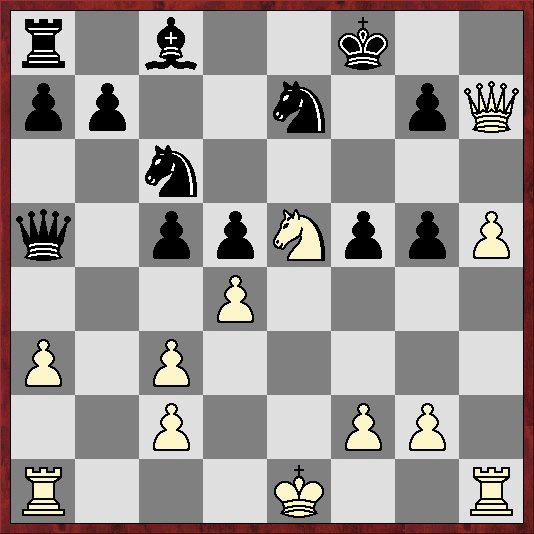 Seite 3 Vogt (2485) - Hertneck (2435) Französisch Winawer Match DDR-BRD, Potsdam, 24.09.1988 1.e4 e6 2.d4 d5 3.Sc3 Lb4 4.e5 Se7 5.a3 Lxc3+ 6.bxc3 c5 7.Dg4 0 0 8.Ld3 f5 9.exf6 Txf6 10.Lg5 Tf7 11.