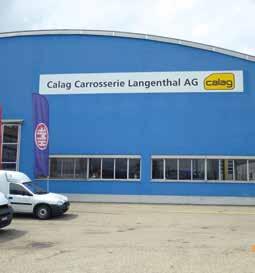Alles unter einem Dach Hauptsitz Calag Carrosserie Langenthal AG