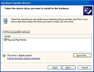 - Wenn die Meldung 'has not passed Windows Logo testing to verify its compatibility with Windows XP' (hat Windows Logo-Test zur Überprüfung der Kompatibilität mit Windows XP nicht bestanden)