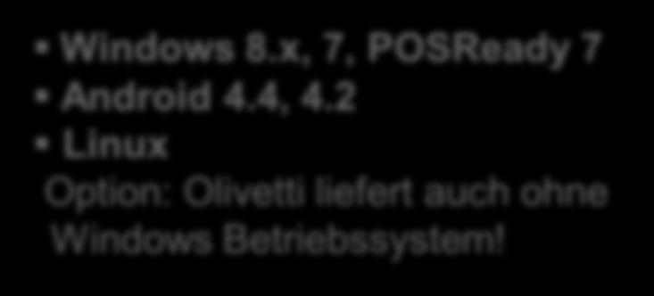 10,1 Schwenkbares Kundendisplay Olivetti