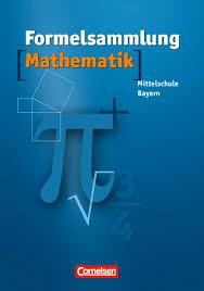 Zugelassene HilfsmiXel CC.C. Buchners Verlag, Bamberg: Formelsammlung, MathemaKk für Hauptschule und mixlere Reife, hrsg. V. Sailer/Weidner, BN 6240, 2. Aufl.