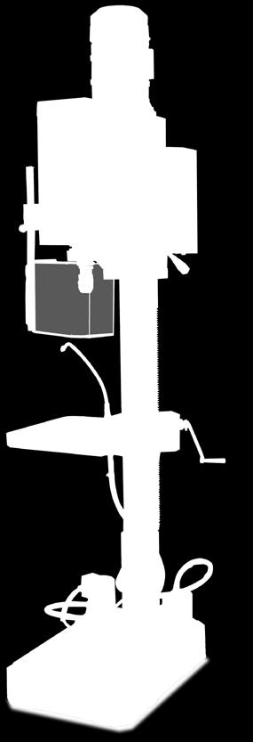 XXGewindeschneidfunktion Millimeterskala XXAutomatischer Pinolenvorschub XXWartungsarmes Getriebe mit XXKühlmittelpumpe und Spänefilter Fettschmierung XXDrehmoment in der niedrigsten XXGetriebe mit