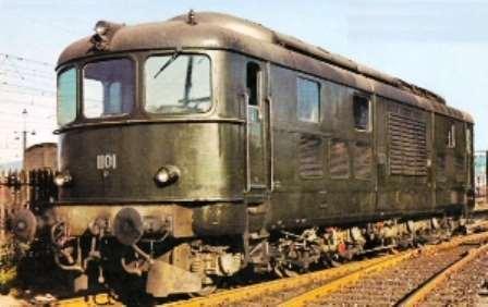 Es ist die einzige Gasturbinenlok der SBB, die Am 4/6 1101. Sie führte ab 23. Mai 1943 täglich das Personenzugspaar von Winterthur nach Stein/Säckingen und zurück.