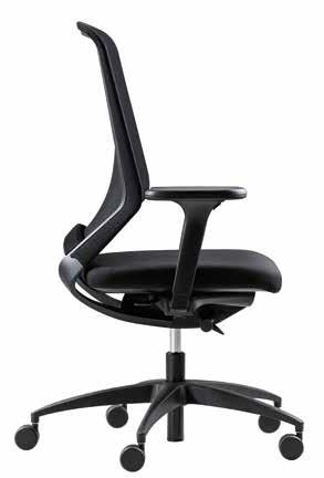 Er ist absolut benutzerfreundlich und mit den leicht erreichbaren und logisch angeordneten Hebeln können Sie den Stuhl