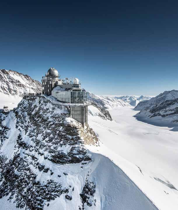 Jungfraujoch Top of Europe zur höchstgelegenen Bahnstation Europas 3454 m jungfrau.ch Der Tagesausflug geht hoch hinaus.