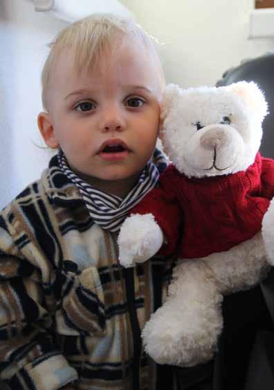 Jonas ist inzwischen eineinhalb Jahre alt und lebt gesund und munter im Erfurter Kinderdorf.
