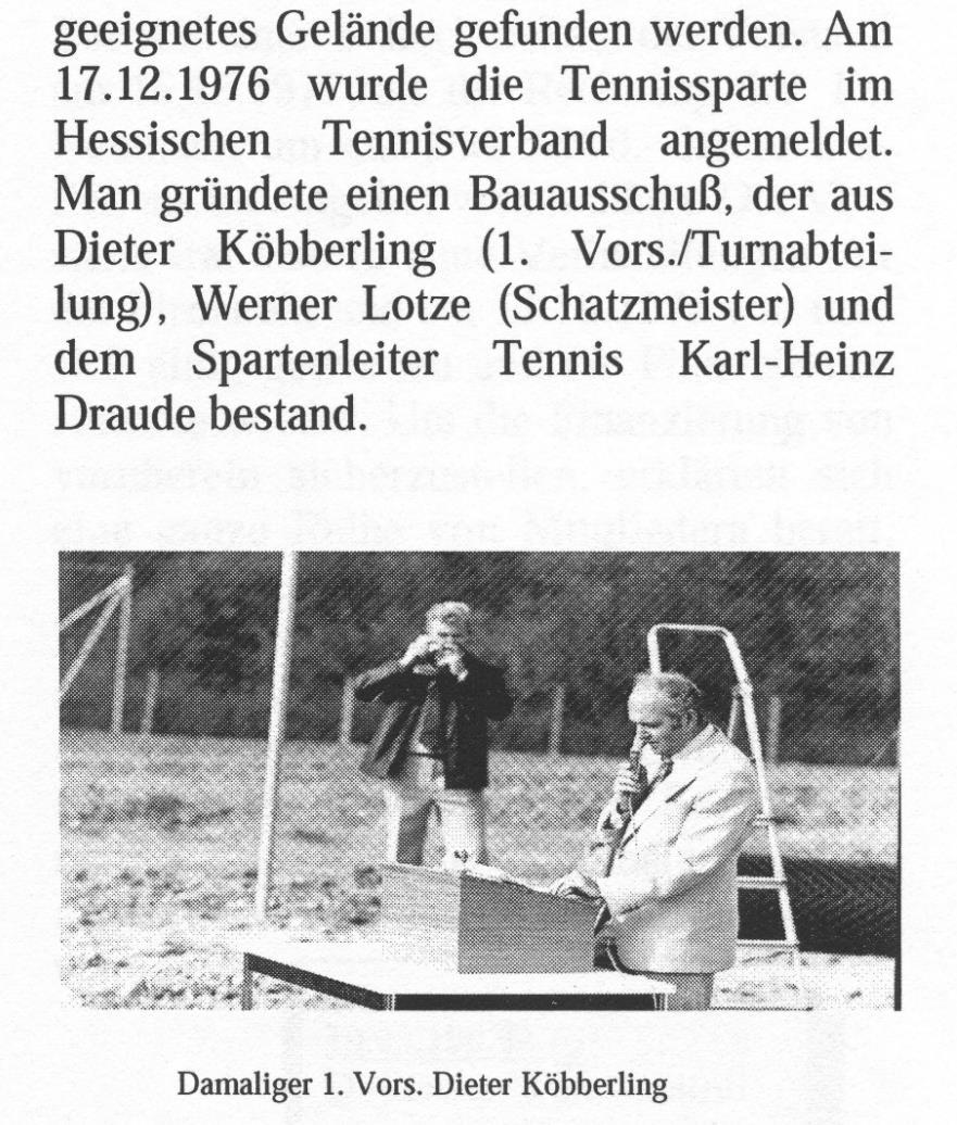 40 Jahre Tuspo Guxhagen Abteilung Tennis, ein Grund zum Feiern!! Die Planungen laufen auf Hochtouren. Feststehender Termin ist der 20.08 2016.
