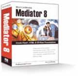 Autorensysteme III Mediator 8 Pro Scriptfahiges objektorientiertes Autorensystem VB-Script, Java, ActiveX Windows-basiert Windows 98, ME, 2000, XP graphische Programmierung per drag & drop