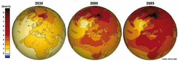 Globale Temperaturveränderung