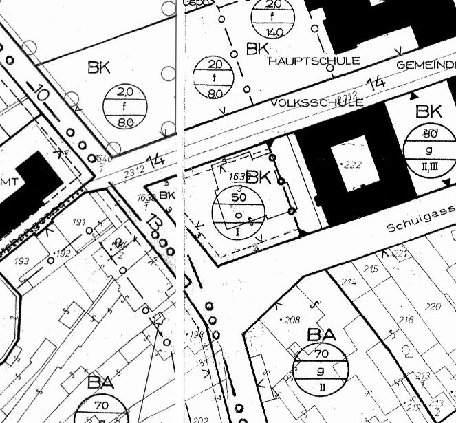 Ziel Ziel der gegenständlichen Änderung ist eine Vereinheitlichung der Festlegungen der Bauklasse im Bereich der Baublöcke an der Hauptstraße unter Berücksichtigung der gesetzlichen Regelungsinhalte