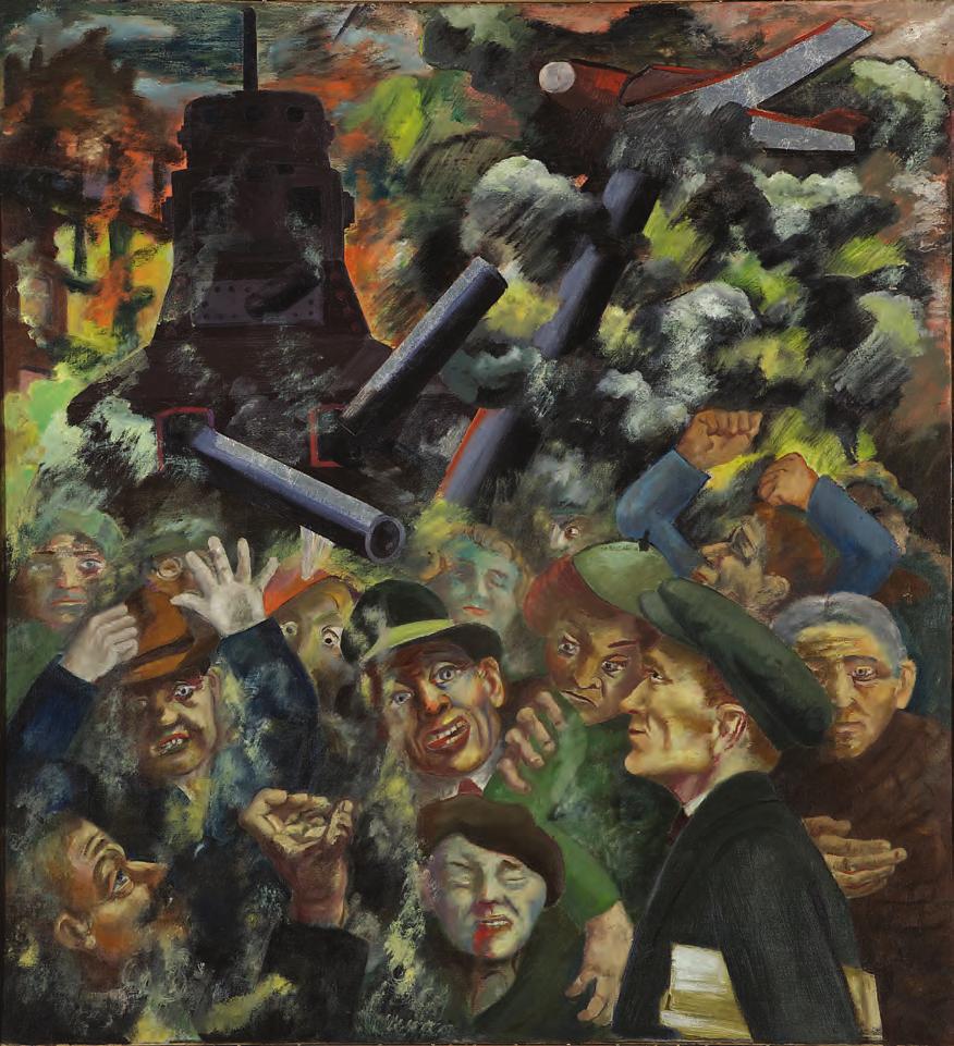 11 Peter Ludwigs. Der Krieg. 1937 Öl/Lw.
