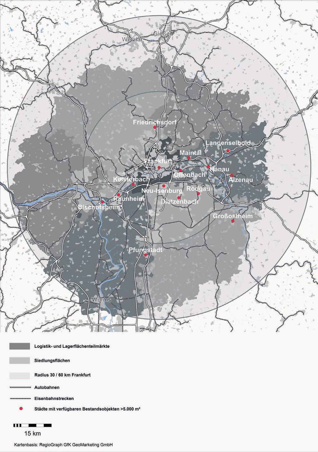 Teilmärkte Teilmärkte und verfügbare Bestandsobjekte Q4 60 k km F ity 30 bis C rt fu nk ra Nord-Ost 3,50 5,00 /m2 Nord-West 3,50 5,00 /m2 m bis k an Fr t fur 3,00 6,30 /m2 Ost 3,00 5,00 /m2