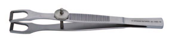 10 Pinzetten / Nadelhalter Forceps / Needle holders Cottle Columella-Klemme, 11 cm