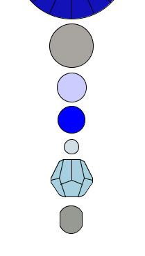 (Roc 1), 11/0 Rocailles (Roc 3), 1 Schliffperle 3mm Ohrbrisuren C-Lon Faden und eine Nadel Nr.