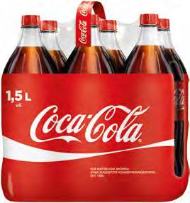 88/l vrschid n 1+1 GRATIS 1.79 1.19 Coca Cola, Fanta, Sprit odr Mzzo Mix 1.5l 0.79/l Capri Sonn Multivitamin odr Orang 10r* 1l Flasch 28% 5.30 0.