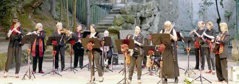 30 Mein Verein Neuenmarkt Cappuccino Damenorchester Ein Sommerkonzert mit Gänsehautfeeling.
