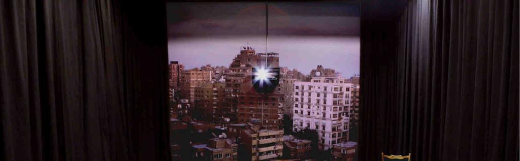 Hala Elkoussy: On Refrains, Sets and a Backdrop, Installation, 2006.