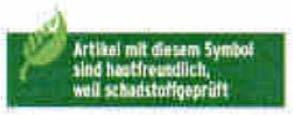 Label des Handels Deutschland More care for the body (C& A)