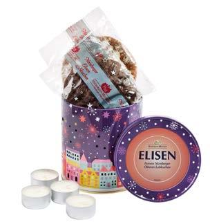 Befüllt mit leckeren Mini-Elisen- Lebkuchen ist er ein tolles Geschenk zur Weihnachtszeit.