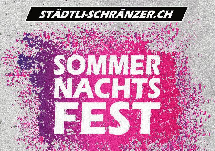 Sommernachtsfest Lichtensteig Das legendäre Sommernachtsfest der Städtli Schränzer findet dieses Jahr bereits zum 31. Mal statt. Am Samstag, 28. Mai 2016, um 19.