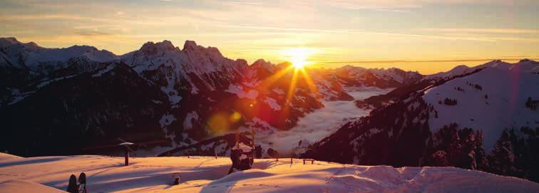 gemeinsam: Sie eröffnen einen atemberaubenden Blick auf die umliegende Bergwelt.