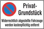 .1523 45,35 Parkverbotsschild Privat-Grundstück Parkplatzschild Parken nur für Besucher Ausführung .