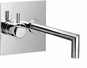 Chrome F1291AA 540,50 UP-Einhebel-Küchenarmatur Ausladung 238 mm, Auslauf Ø 24 mm, Unterputzkörper und Sichtteile Concealed single lever kitchen mixer