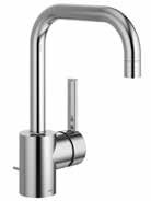 Einhebel-batterie ohne Ablaufgarnitur G1 1/4 Single lever basin mixer without pop-up drain assembly Mitigeur lavabo monotrou sans commande de vidage ni vidage Chrom A5568AA 357,00 Chrome A5568AA