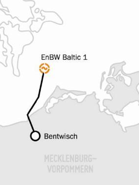 Offshore-Netzanbindungen (3) Offshore-Windpark EnBW Baltic 1 (1) 21 Windenergieanlagen mit einer Gesamtleistung von 48,3 MW