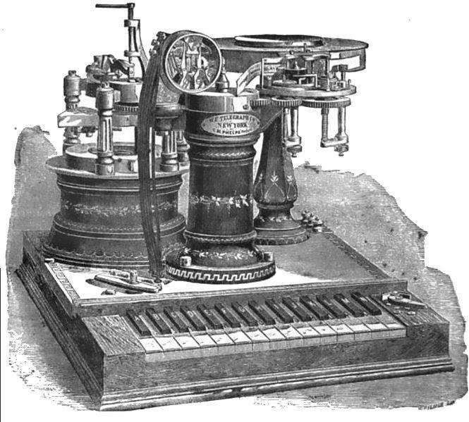 Phelps Fernschreiber 1856