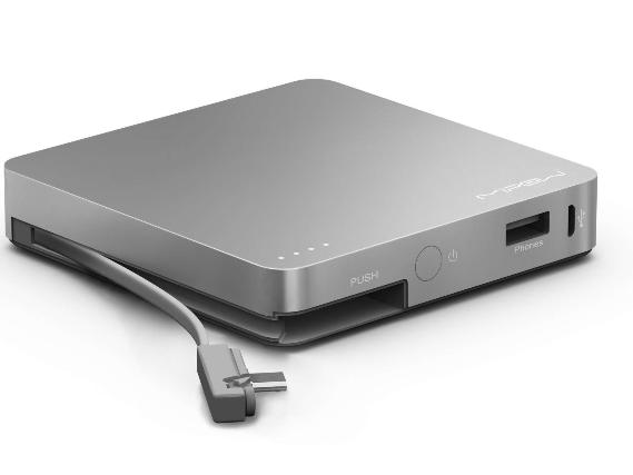 POWER CUBE 8000 - das Kraftwerk für die Hostentasche Mit Ladezustandsanzeige Micro USB Das iphone5 kann über den USB Eingang angeschlossen werden Der