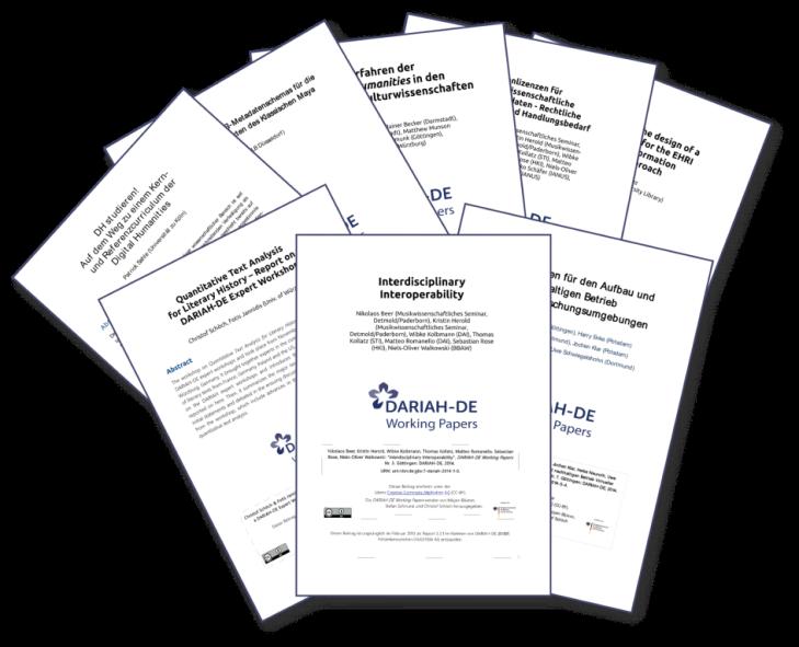 DARIAH-DE Working Papers zentraler Publikationsort für Beiträge, die im Kontext von DARIAH-DE entstehen und