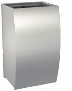 300x160x85 mm STRX650 7612210006562 Abfallbehälter für Aufputzmontage Abfallbehälter für Aufputzmontage,  besseren Reinigungseigenschaften