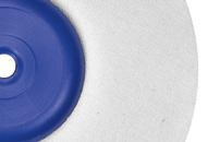 Polishing discs are depending on material used for different high gloss polishing fi nishes: Cotton is