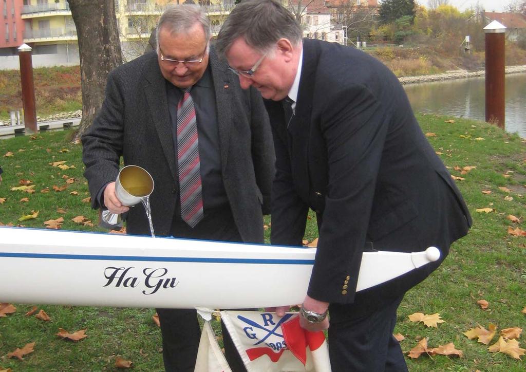 Hans-Gustav Schug 80 Jahre Ausgabe 60/2009 Mit einem Empfang anlässlich seines 80. Geburtstages ehrte die Rudergesellschaft Speyer am Samstag, den 21.