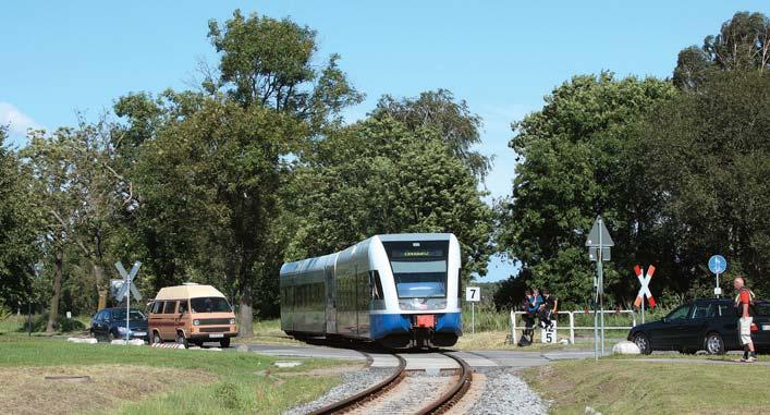 1995 übernahm die neu gegründete Usedomer Bäderbahn GmbH als 100-Prozent- Tochter der DB AG das Netz samt Betrieb und führte die Sanierungsarbeiten der Infrastruktur fort.