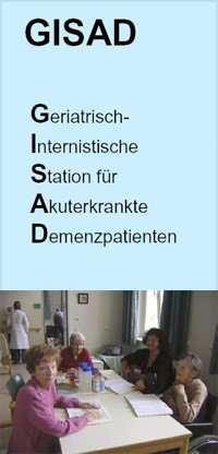 Konzepte der Begleitung von Menschen mit Demenz in Krankenhäusern GISAD Projekt Bethanien Krankenhaus, Heidelberg Demenzcafe Gemeinschaftskrankenhaus, Herdecke Altenpfleger zur Begleitung von