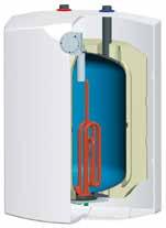 A B. Elektro-Warmwasserspeicher Druckfester Warmwasserspeicher GT, 5-15 Liter Für eine- oder mehrere Entnahmestellen Bei Druckanschluss unbedingt Sicherheitsventil benutzen Kann mit passender