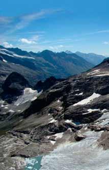Reinhold Friedrich, Völs (seit 1979) Die umfangreiche Fotodokumentation wurde bei besten Bedingungen im September erstellt und zeigt den Rückgang aller fünf Gletscher, wenn auch deutlich schwächer