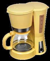 SC KA 1030 V/WR/GR Kaffeeautomat >> 12-Tassen-Kaffeeautomat >> Kassettenfilter, Filtergröße 4 >> Tropf-Stopp-Automatik >> Wasserstandsanzeige >> Warmhalteplatte >> Kontrollleuchte >> 230 V~ 900 W