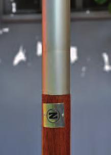 64690 64691 64694 64692 Holzschirm aus Hartholz, Teakfarben, 2-teiliger Mast Ø 38-48 mm, mit Seilzug über zwei Umlenkrollen, mit