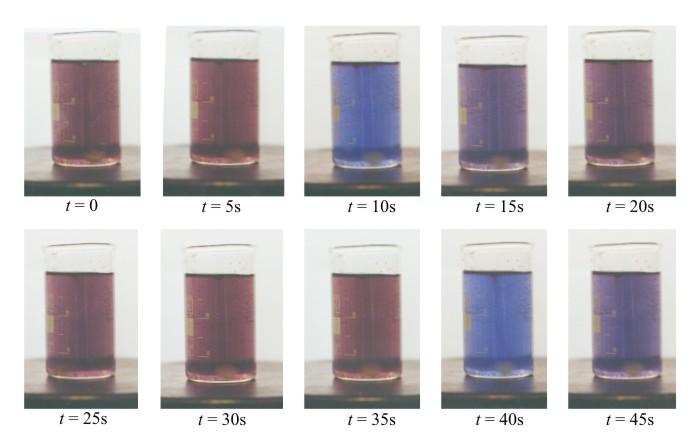 Entdeckung und Allgemeines Die Belousov-Zhabotinskii-Reaktion mit Ferroin: Farbwechsel von rot