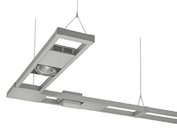 CASTELLO RAIL SYSTEM LED Träger-System für Grund- und Warenbeleuchtung Modulares und montagefreundliches Beleuchtungssystem bestehend aus einem parallelem Aluminiumtragprofil.
