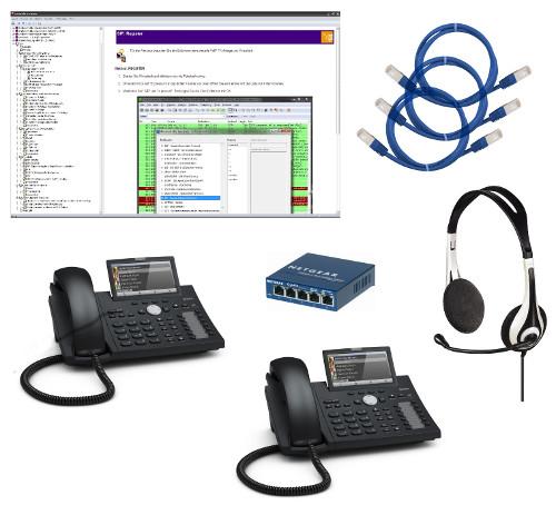 TVP 1 VoIP-Trainer LITE TVP 1 VoIP-Trainer LITE Kundenauftrag: Inbetriebnahme einer VoIP-TK-Anlage Die Einzelplatz-Lösung mit einem Multimedia-Kurs. Es ist kein Netzwerk notwendig.