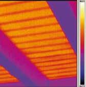 (Die Abbildung rechts zeigt Thermografie-Aufnahme im Heizfall) VoglThermotop, glatt, RiLO-Register CU50-GK Bauart: Ungelochte Gipskartonplatten 10 mm mit Mäanderelementen aus