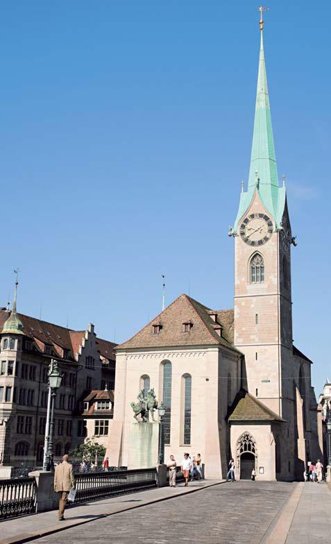 2 INHALT Top-Sehenswertes Top-Sehenswertes Zürichs Sehenswürdigkeiten sind nicht weltberühmt wie der Eiffelturm oder der Big Ben.