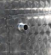 Doppelmantel Doppelmantel Typ V1 rundherum angebracht der Eingangs- und Ausgangsanschluss befinden sich an der hinteren Seite des Behälters Anschlüsse: Eingangsanschluss: 3/4", Außengewinde