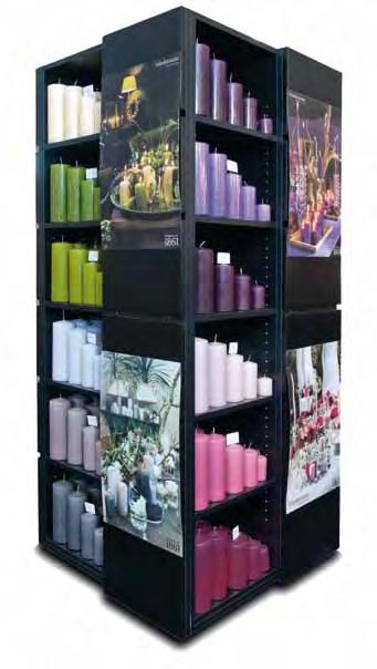 52 Verkaufs-Display Farbharmonie point-of-sale display Color Harmonies Point-of-sale display Color Harmonies - Wiedemann candles as all-season articles With this high-value point-of-sale (POS)